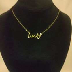 "Lucky" Gold necklace(N3)