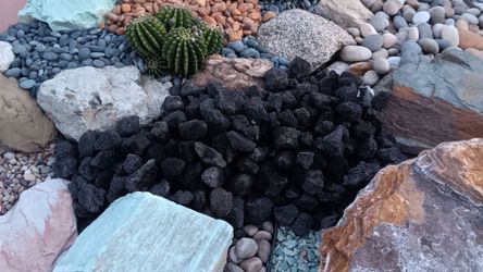 Lava Rock,  Black, 1"- 3"