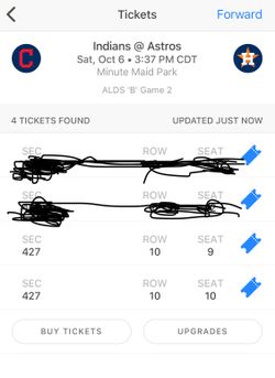 Astros tickets