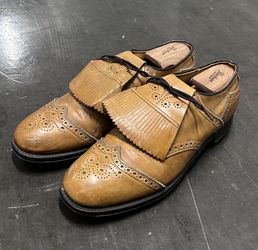 Men’s Vintage Leather Golf Shoes 11.5 Made In USA 