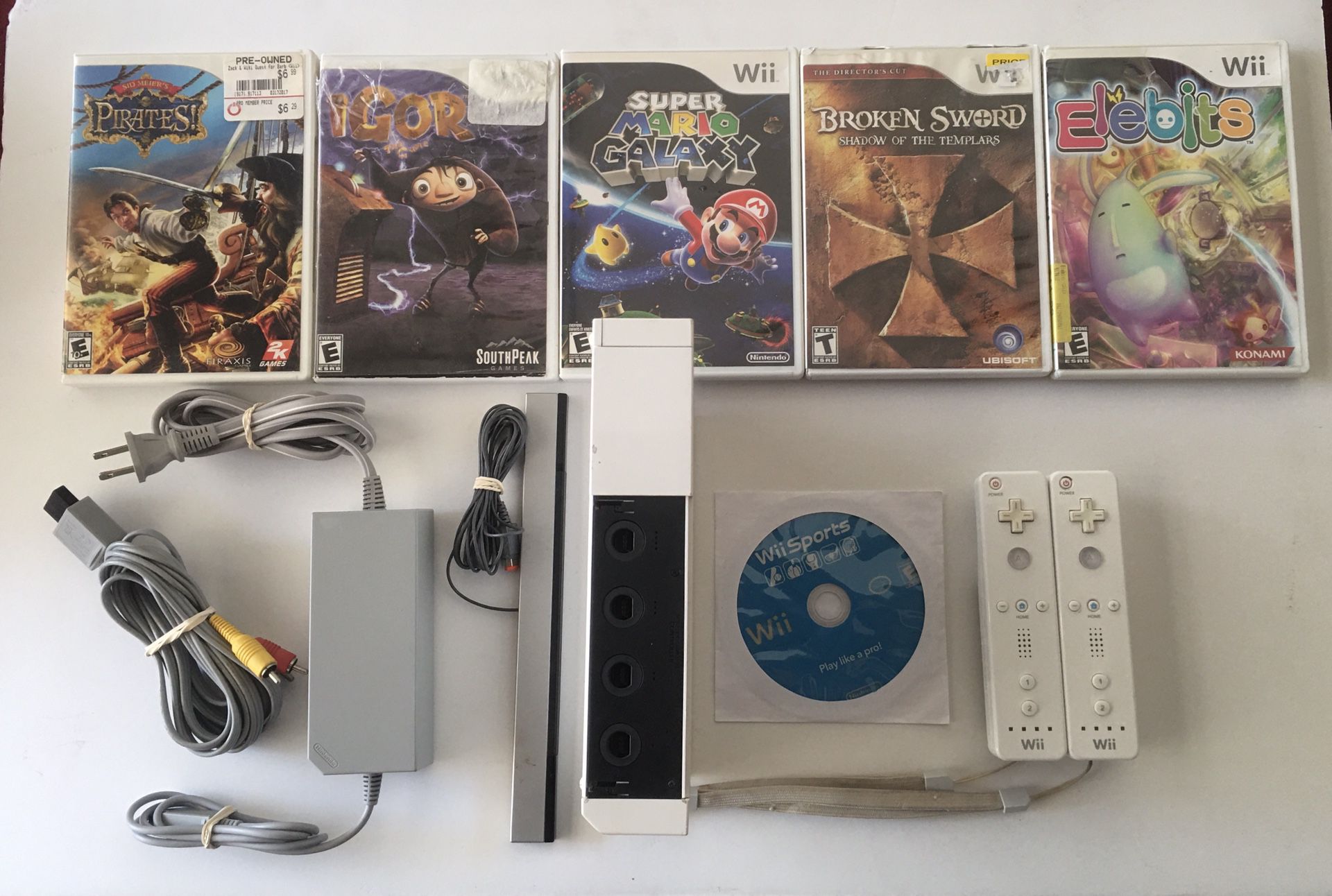 Nintendo Wii System with Games