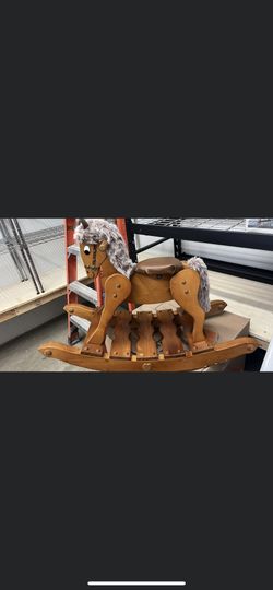 Wooden Rocking Horse