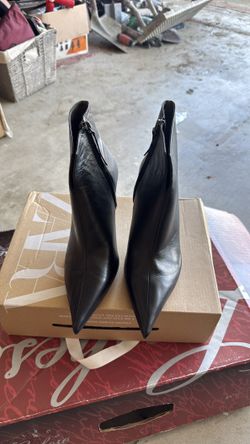 Zara leather boots