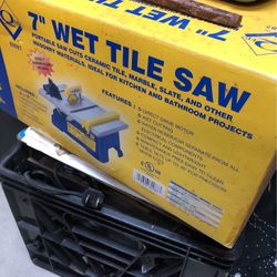 Wet Tile Saw