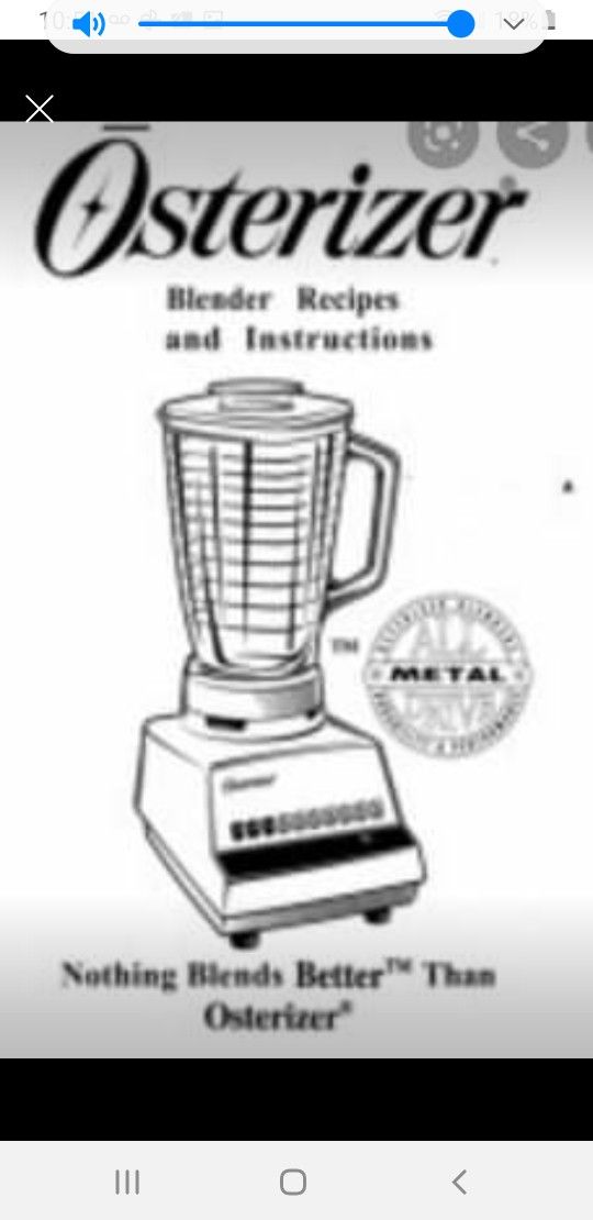Osterizer Pulse Matic Blender