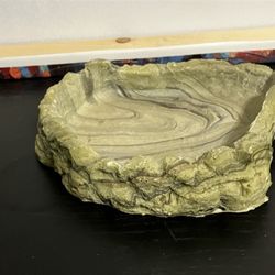 Reptile Water/food Rock Bowl