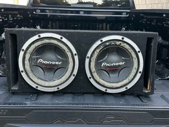 Subwoofer speakers with box