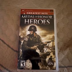 PSP Medal of Honor Heroes Original, CIB (Greatest Hits) Sony PSP Playstation