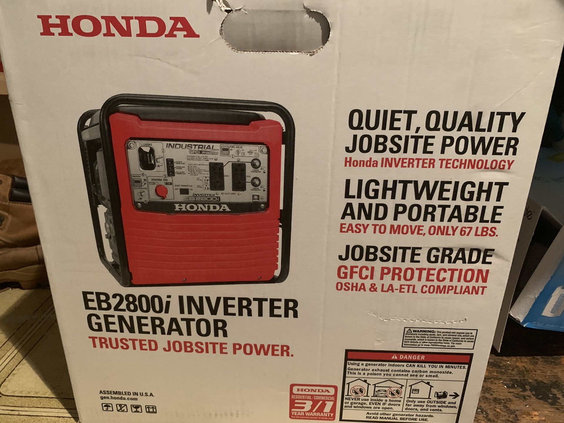 Honda EB2800i Inverter Generator