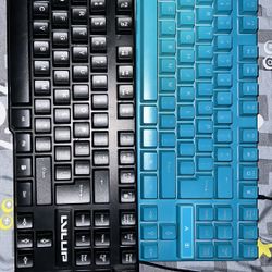 Two Keyboards And One Mouse