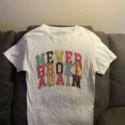Never Broke Again Men’s T-Shirt Size Small