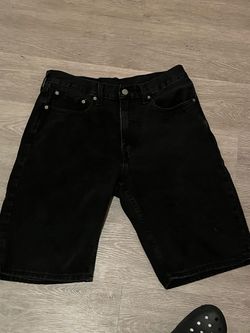 Black Denim Jean Shorts