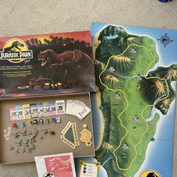 Original Vintage Jurassic Park Board Game 