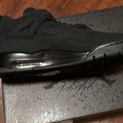 Brand New Jordan 4  Black Cats And Lakers Purples Size 12