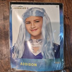Disney Zombies 3 Addison light blue wig