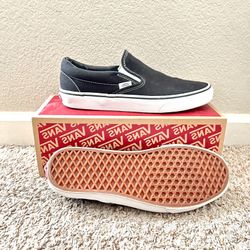 Vans Black Classic Slip-Ons
