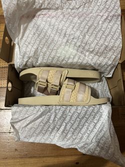 Kappa  Luria 1 Slides Beige- Beige LT Unisex  Size 10 Unisex