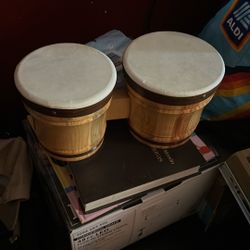 Bamboo Twin Drums For Child