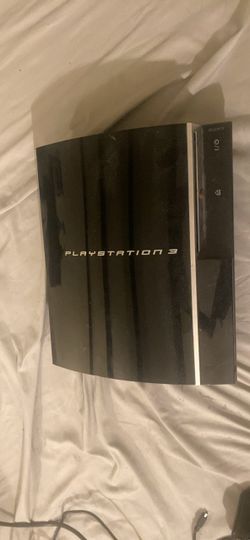 PlayStation 3 with cables