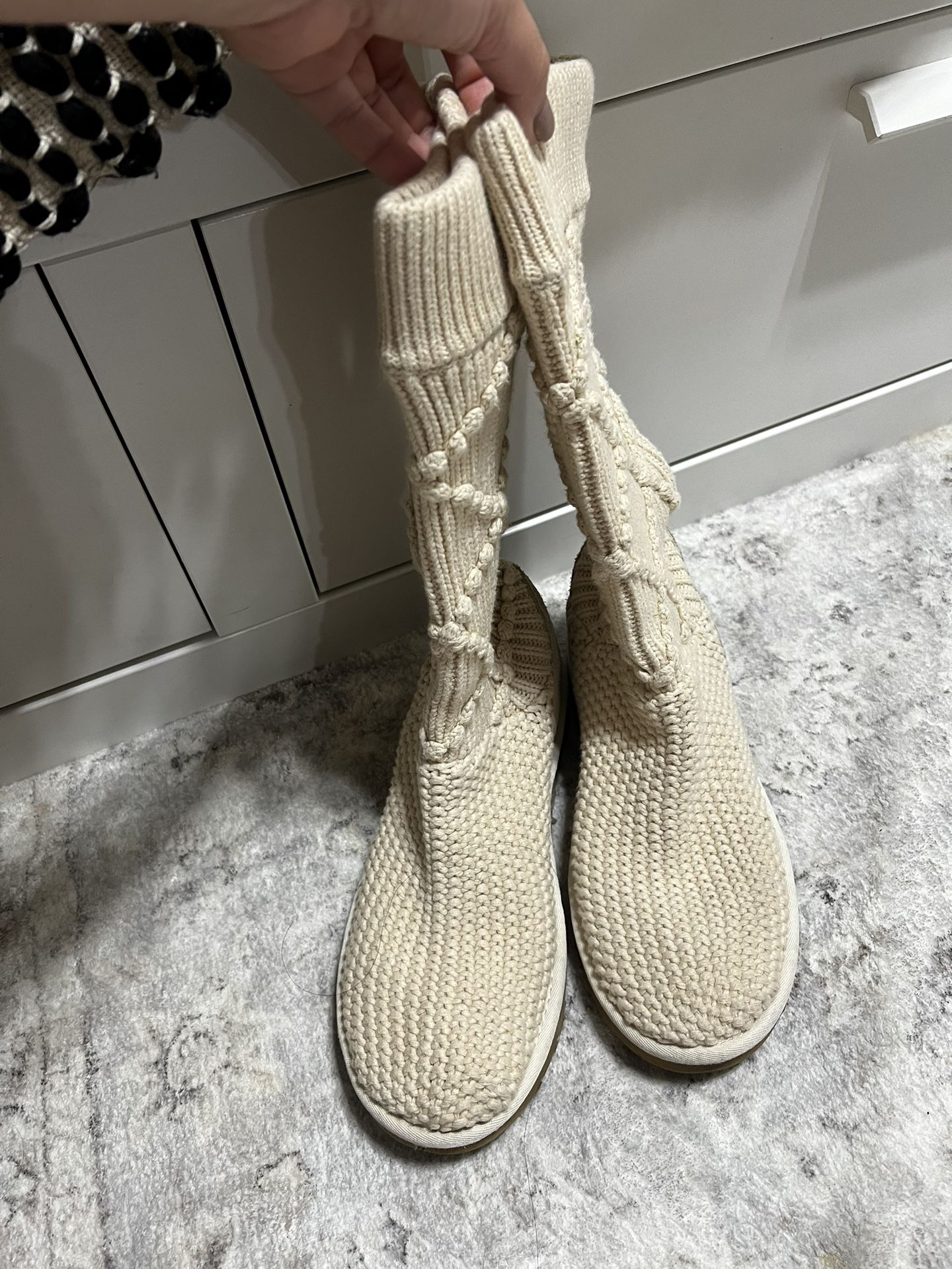 UGG Ivory Boots Size 9
