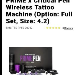 Tattoo Machine Critical Prime Pen