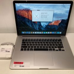 APPLE MACBOOK PRO 2015 I7 16GB RAM 256GB SSD LAPTOP WITH CHARGER