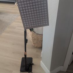 Red Light Panel Lamp With Flexible Stand Face & Body