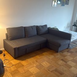 IKEA Friheten Sectional Sleeper Sofa – Gray