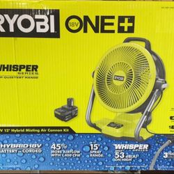 Ryobi 18vlt Fan 
