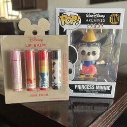 Disney Princess Minnie and Lip Balm Set
