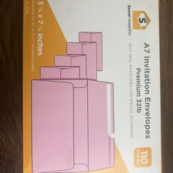 Envelopes (Pink A7 Invitation) 500