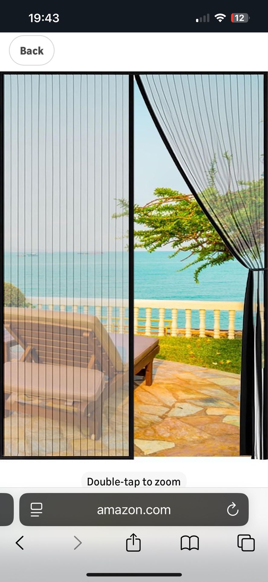 Magnetic Screen Door - Fit for Door Size:72 x 80 Inch, Screen Itself Size:74"x81", Hands Free Mesh Partition,Heavy Duty Curtain Keeps Bugs Out, Frame 