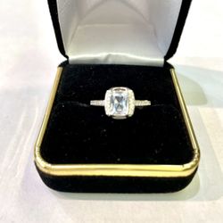 Engagement Ring Silver