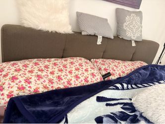 Bed with mattress