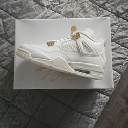 Jordan 4 White Metallic 