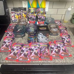 Pokémon booster packs & Tins