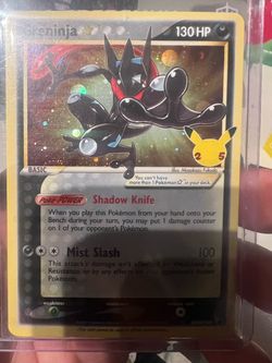 Pokemon 3x Greninja goldstar