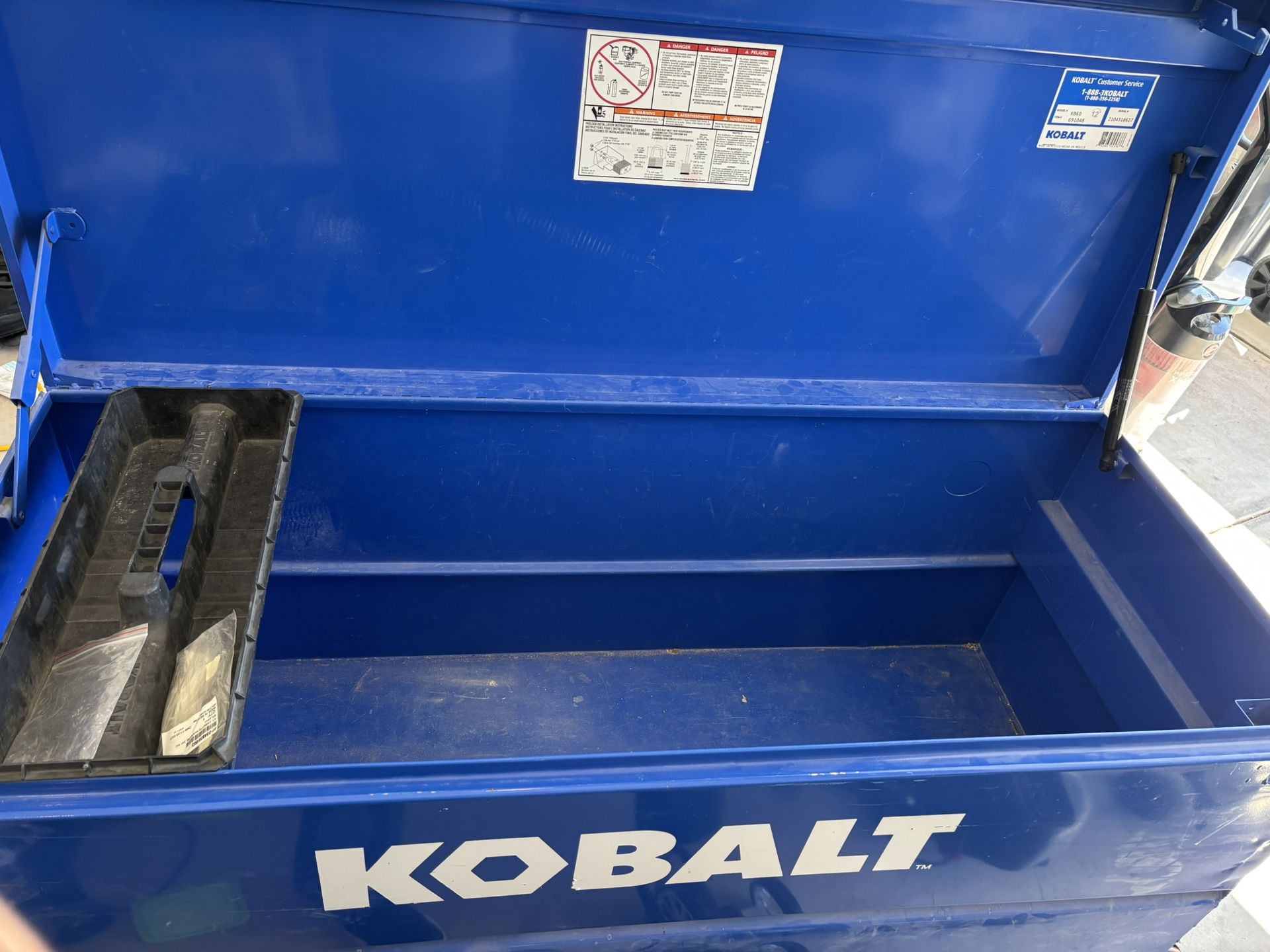 Kobalt Lockable Storage Chest $400 OBO WILLING TO TRADE FOR TRUCK BED TOOLBOX
