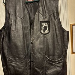 MENS LEATHER VEST