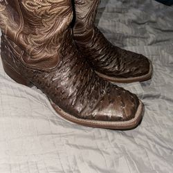 ARIAT Ostrich Leather Boots 