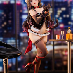 SIKI ANIM Fernemo Illustration Shibarare Cat Ruhuna-chan 1/7 Figure