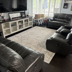 Leather Reclining Sofas