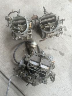 2 Holly And 1 Gm Carburetors