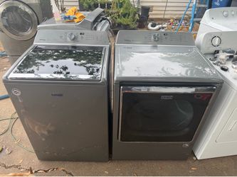 Maytag xl washer and dryer combo electric matching set