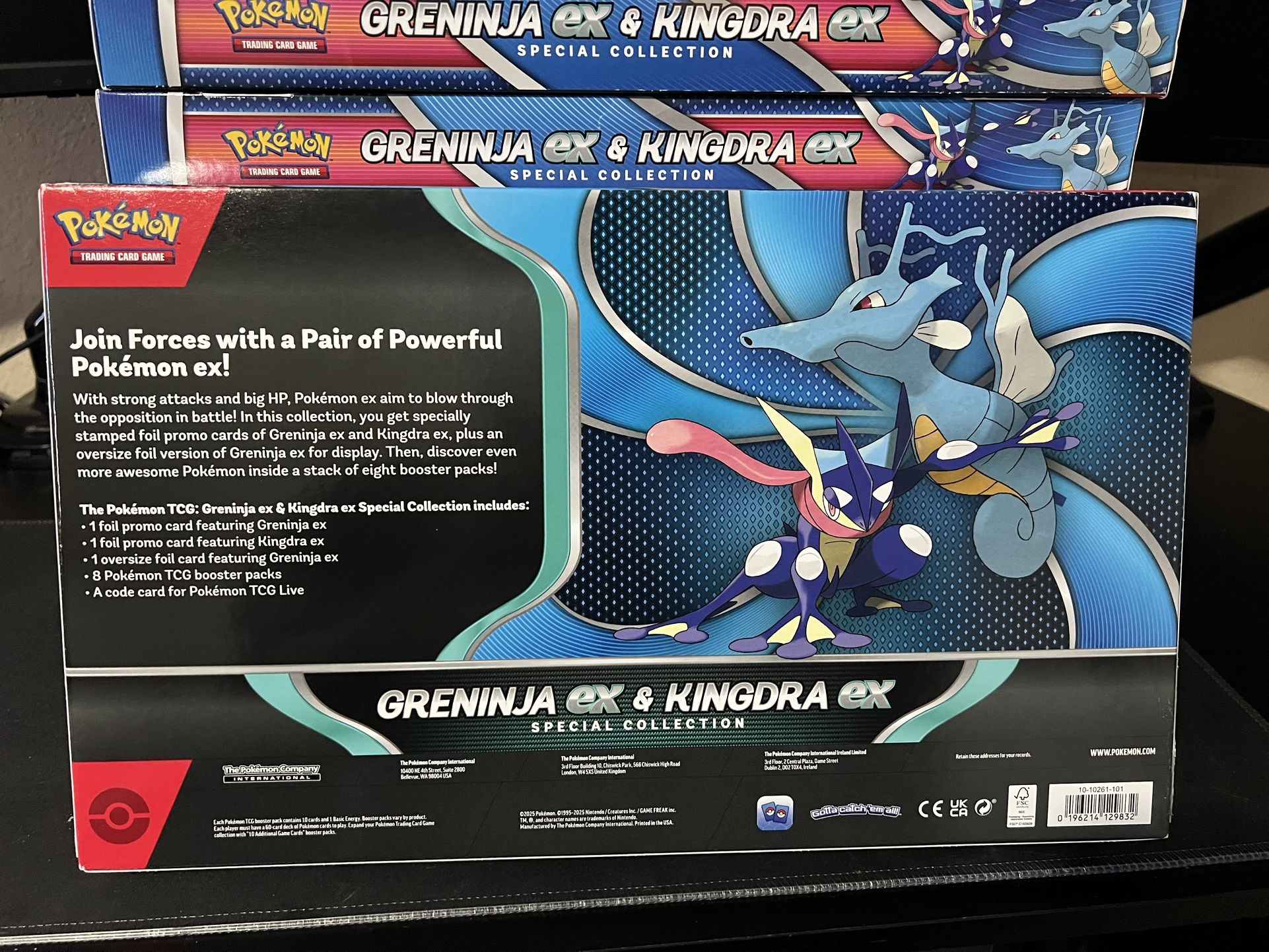 Pokemon TCG Greninja ex & Kingdra ex Special Collection  BRAND NEW / SEALED