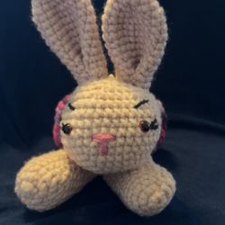 Crochet Bunny With Candy Holder 
