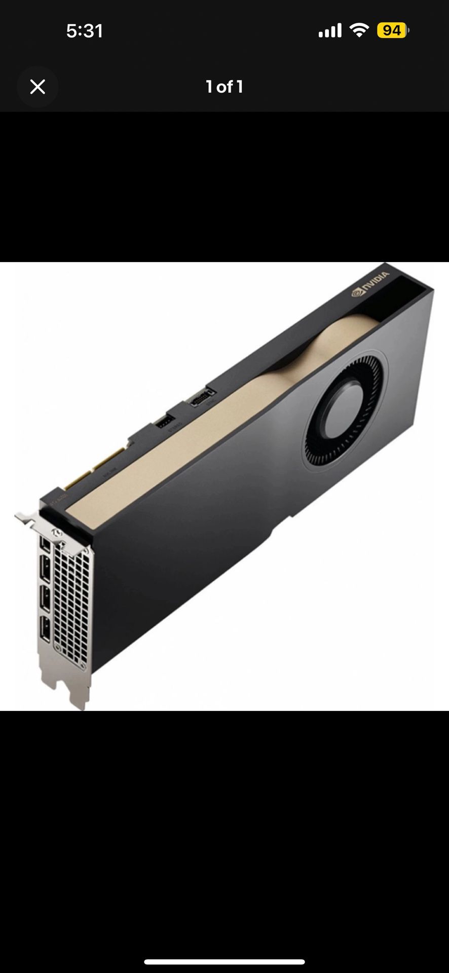 PNY NVIDIA RTX A2000 12GB GDDR6 Graphics Card