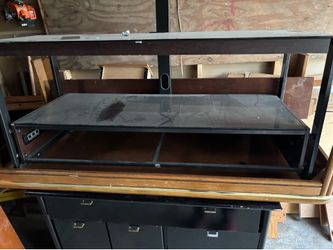 Modern Black TV Stand / Media Console