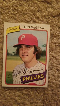 Tug McGraw card