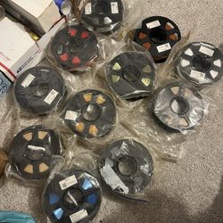 11 PACKAGES 3D Printer Filament ASSORTED